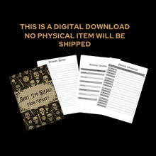 Load image into Gallery viewer, 🎃 HalloweenGift: Sh*t, I’m Dead! End of Life Planner - The Ultimate Spooky Gift! 💀👻