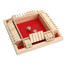 Load image into Gallery viewer, Shut The Box Game - Fun Table Math Game for Adults &amp; Kids
