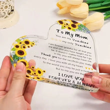Load image into Gallery viewer, Love Clear Acrylic Mother's Day Ornament