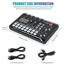 Load image into Gallery viewer, Live Sound Card with DJ Mixer Effects &amp; Voice Changer