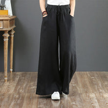 Load image into Gallery viewer, Plain High-waisted Trousers