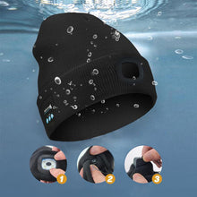 Load image into Gallery viewer, LED Bluetooth Beanie with Detachable Speakers