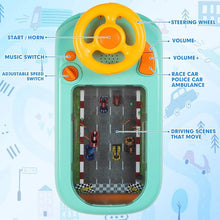 Load image into Gallery viewer, Kids' Musical Racing Adventure Steering Wheel Toy