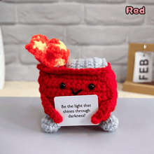 Load image into Gallery viewer, Crochet Dumpster Raging Fire