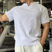 Load image into Gallery viewer, Men's V-Neck Short Sleeve Muscle Athletic Workout T-Shirts