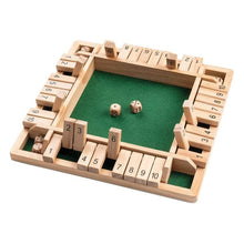 Load image into Gallery viewer, Shut The Box Game - Fun Table Math Game for Adults &amp; Kids