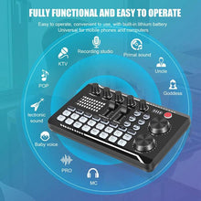 Load image into Gallery viewer, Live Sound Card with DJ Mixer Effects &amp; Voice Changer