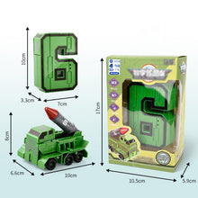 Load image into Gallery viewer, Toy Deformation Number Transform Robot gyerekeknek