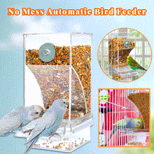 Load image into Gallery viewer, Automatic No-Spill Transparent Bird Feeder