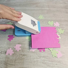 Load image into Gallery viewer, DIY Jigsaw Punch for Crafting - Perfect for Precise Cuts and Creative Projects