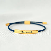 Load image into Gallery viewer, UNF♥CK YOURSELF TUBE BRACELET