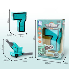 Load image into Gallery viewer, Toy Deformation Number Transform Robot gyerekeknek