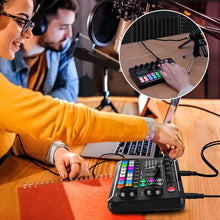 Load image into Gallery viewer, Live Sound Card with DJ Mixer Effects &amp; Voice Changer
