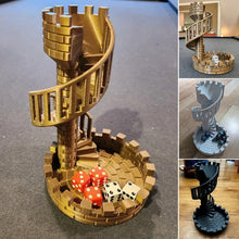 Load image into Gallery viewer, Dice Tower Castle Stairs