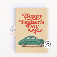 Load image into Gallery viewer, Endless Dad, Dad, Dad, Father's Day Card with glitter