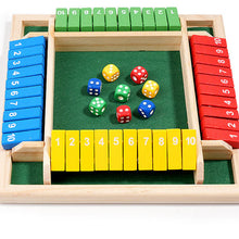 Load image into Gallery viewer, Shut The Box Game - Fun Table Math Game for Adults &amp; Kids