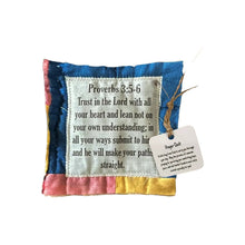 Load image into Gallery viewer, Prayer Quilt with cross inside