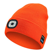 Load image into Gallery viewer, LED Bluetooth Beanie with Detachable Speakers