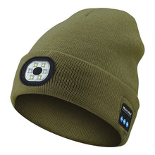 Load image into Gallery viewer, LED Bluetooth Beanie with Detachable Speakers