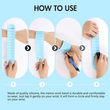 Load image into Gallery viewer, Reusable Erasable To Do List Silicone Wrist Band