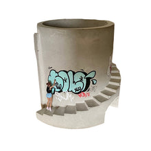 Load image into Gallery viewer, Handmade Street Art Graffiti Concrete Planter