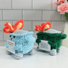 Load image into Gallery viewer, Crochet Dumpster Raging Fire