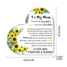 Load image into Gallery viewer, Love Clear Acrylic Mother's Day Ornament