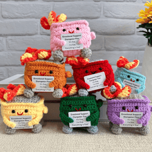 Load image into Gallery viewer, Crochet Dumpster Raging Fire