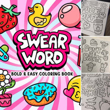 Load image into Gallery viewer, Swear Word: Bold and Easy Coloring Book