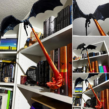 Load image into Gallery viewer, Dragon Flame Book Nook