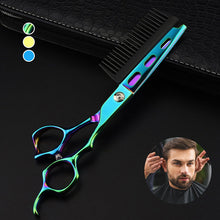 Load image into Gallery viewer, 2 In 1 Hair Scissors With Comb