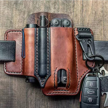 Load image into Gallery viewer, EDC Multi-Tool Belt Loop Leather Sheath