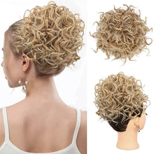 Load image into Gallery viewer, Elastic Drawstring Loose Short Curly Bun