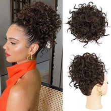 Load image into Gallery viewer, Elastic Drawstring Loose Short Curly Bun