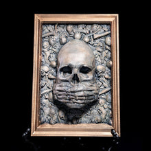 Load image into Gallery viewer, Three Wise Skulls Picture Frame Decor