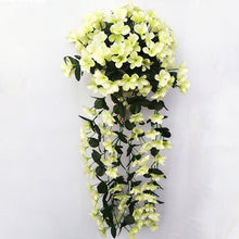 Load image into Gallery viewer, Vivid Artificial Hanging Orchid Bunch