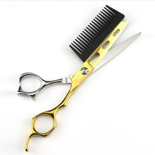 Load image into Gallery viewer, 2 In 1 Hair Scissors With Comb