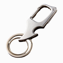 Load image into Gallery viewer, Multifunctional Pendant Bottle Opener Metal Double Ring Key Chain