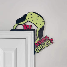 Load image into Gallery viewer, Christmas Grinch Decorative Door Frame
