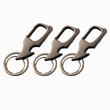 Load image into Gallery viewer, Multifunctional Pendant Bottle Opener Metal Double Ring Key Chain
