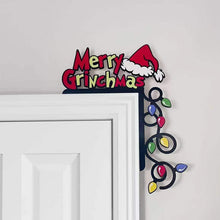 Load image into Gallery viewer, Christmas Grinch Decorative Door Frame