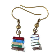 Load image into Gallery viewer, Classic Stack of Books Earrings