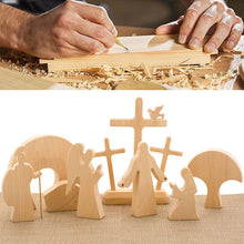 Load image into Gallery viewer, Easter Scene Wooden Decoration