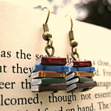 Load image into Gallery viewer, Classic Stack of Books Earrings