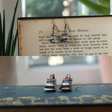 Load image into Gallery viewer, Classic Stack of Books Earrings