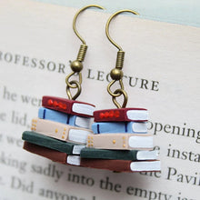 Load image into Gallery viewer, Classic Stack of Books Earrings