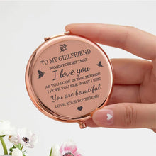Load image into Gallery viewer, I Love You Compact Mirror