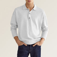 Load image into Gallery viewer, Men's Casual Loose Lapel Long Sleeve Polo Shirt