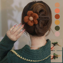 Load image into Gallery viewer, Elegant Plush Flower Hairpins