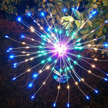 Load image into Gallery viewer, Waterproof  Solar Garden Fireworks Lamp